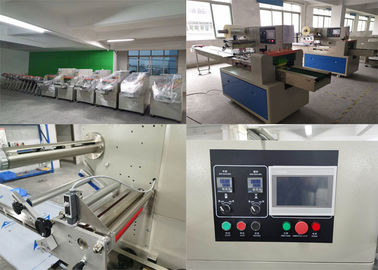 Fast Speed Flow Packaging Machine Vietnam Green Bean Cake With Tray Packing