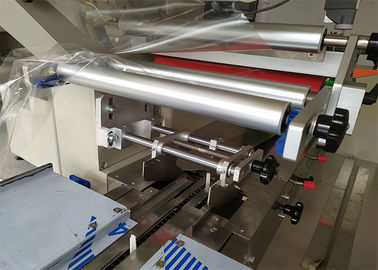 Fast Speed Flow Packaging Machine Vietnam Green Bean Cake With Tray Packing