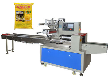 Fast Speed Flow Packaging Machine Vietnam Green Bean Cake With Tray Packing