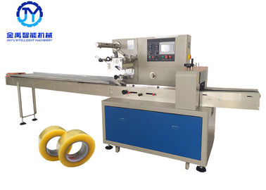 Adhesive Tape Flow Packing Machine , Transparent Glue Packing Machine Electric Driven
