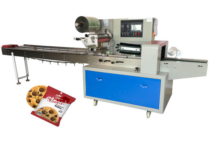 Multi Functional Biscuit Packaging Machine For Oats Cookies Bar Accurate Cutting