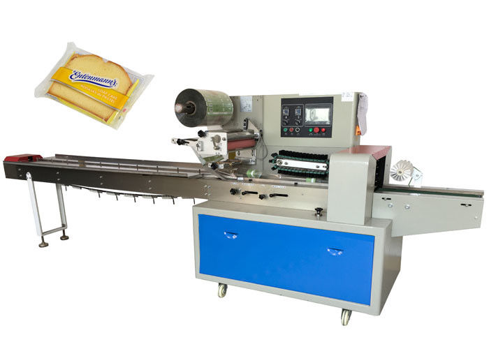 Bread Bakery Biscuit Packing Machine 70 Bags Per Minute 40mm-160mm Bag Width