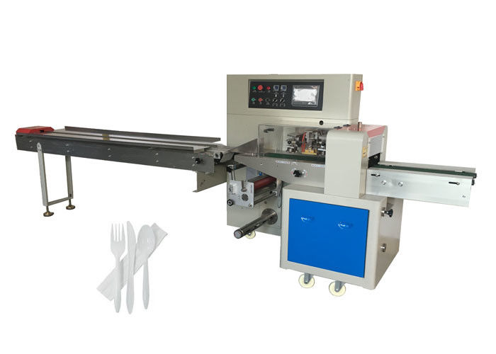 Fork Flow Packing Machine , Knife Spoon Packing Machine Servo Motor Control